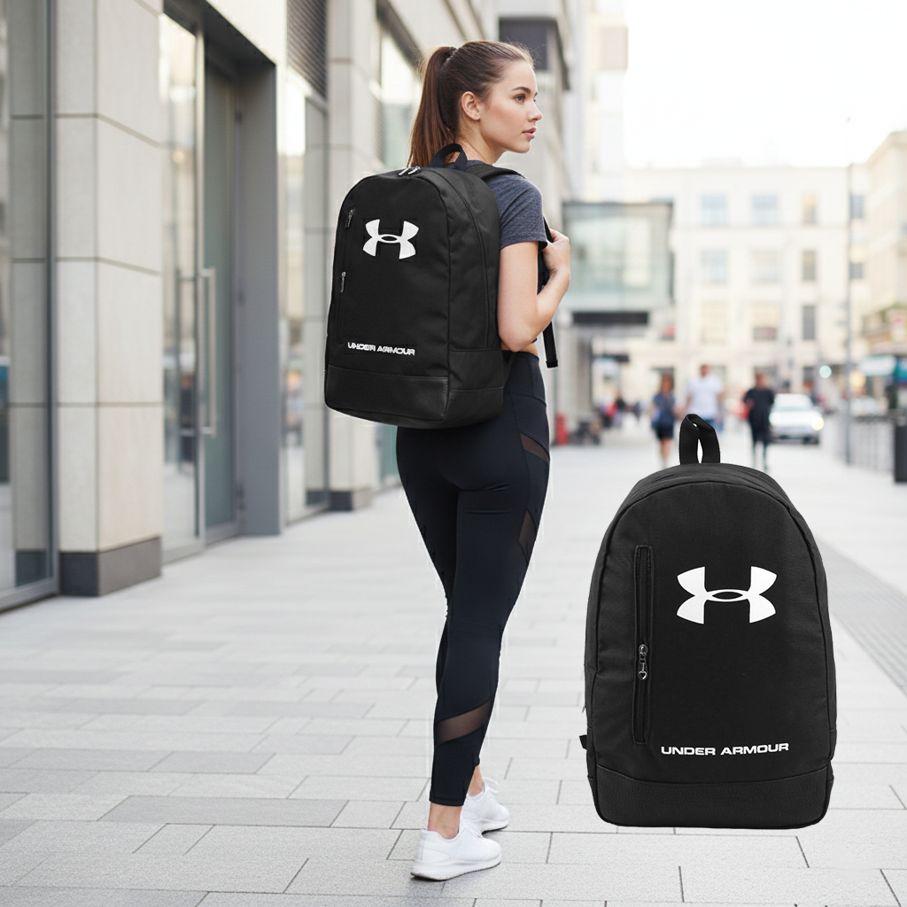 Under Armour Unisex Gündəlik və Səyahət Bel Çantası – Dəri Teksturalı Alt Hissə